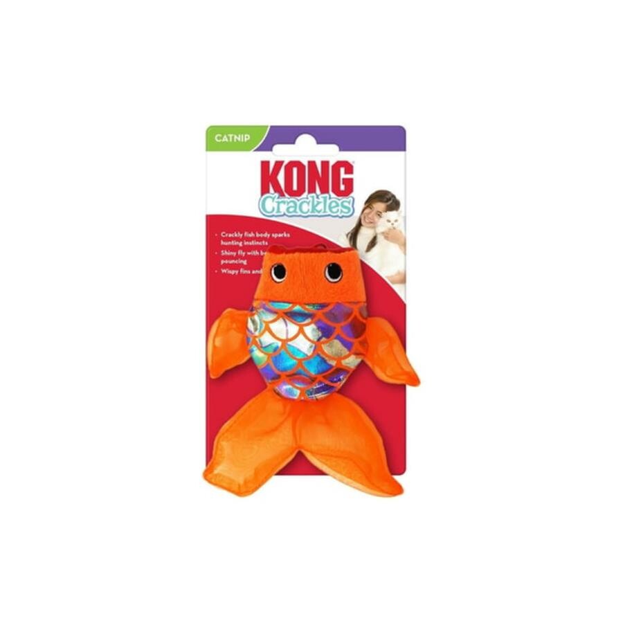 Kong Crackles Hışırtılı Balık Peluş Kedi Oyuncağı | SRC: Barcode: 035585459271
